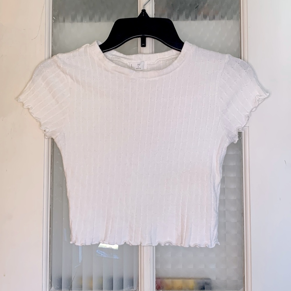 White Crop Top